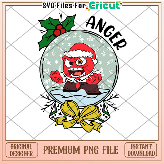 Christmas Anger PNG Sublimation