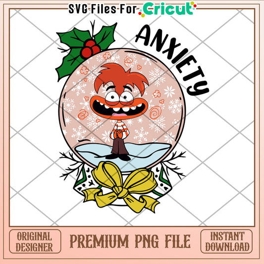 Christmas Anxiety PNG Design