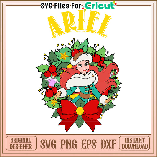 Christmas Ariel SVG PNG EPS DXF
