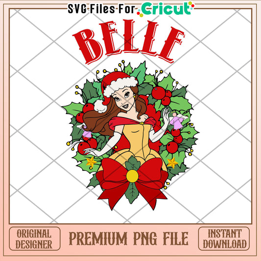 Christmas Belle PNG Sublimation Design