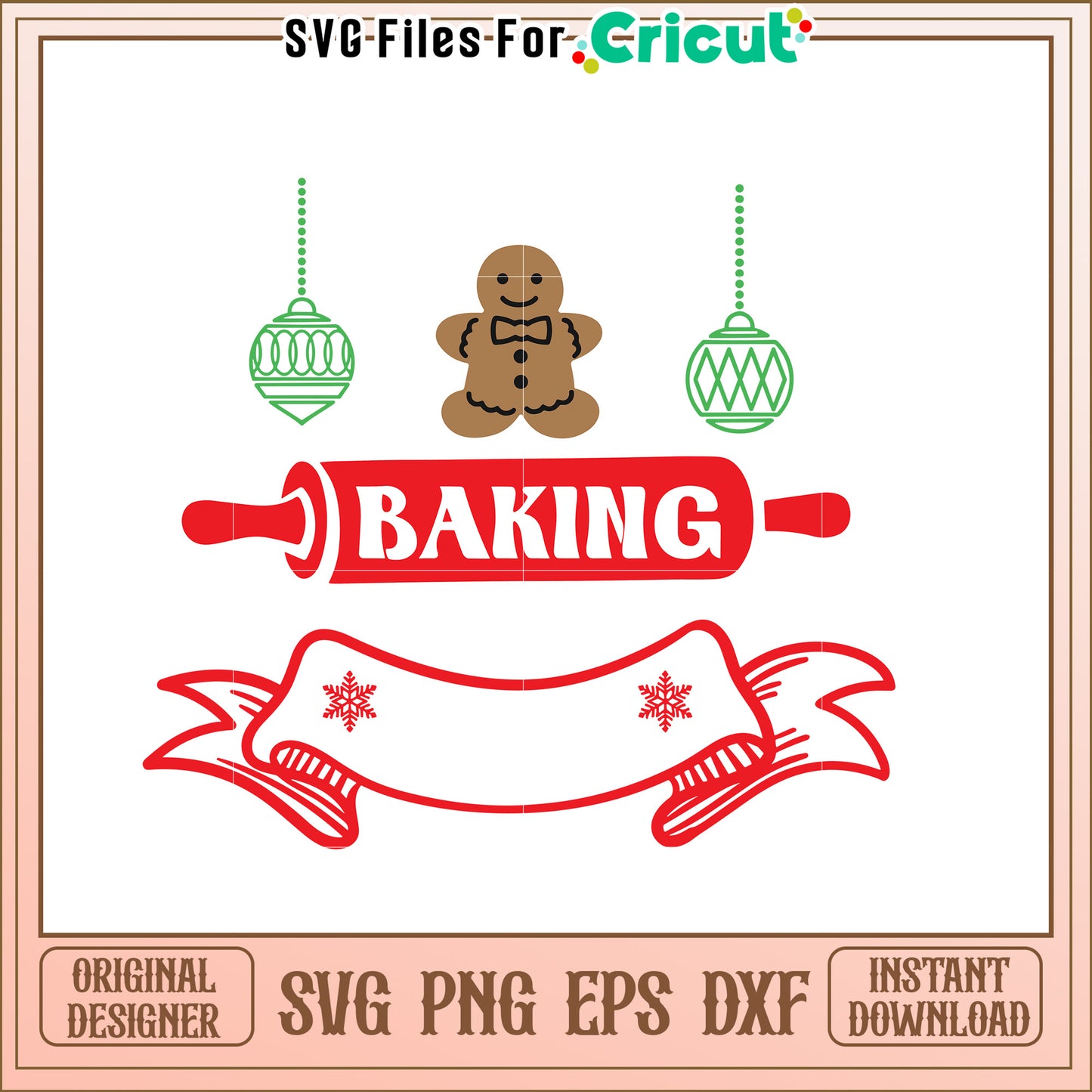 Christmas Cookie Baking Crew SVG