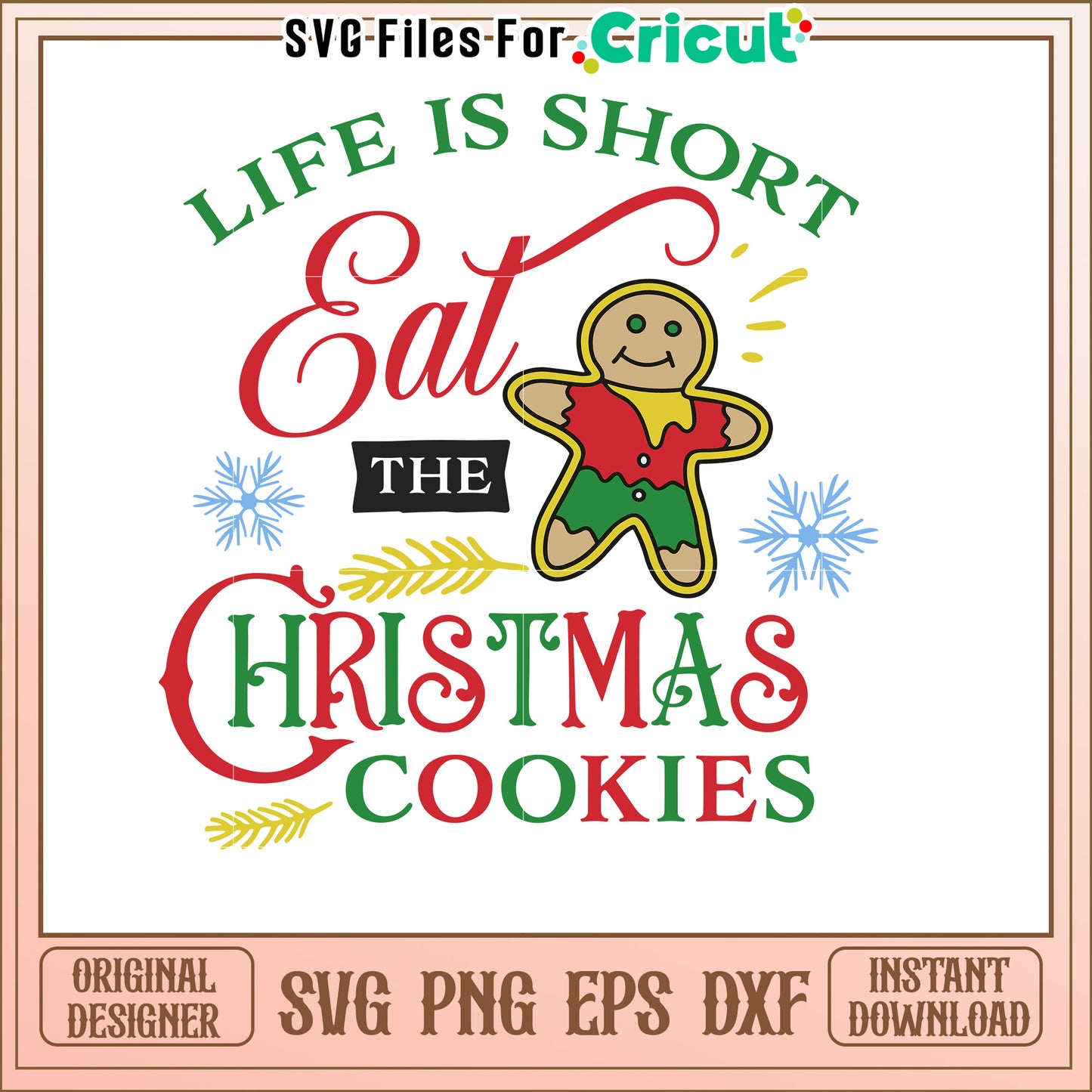 Christmas Cookies SVG Design