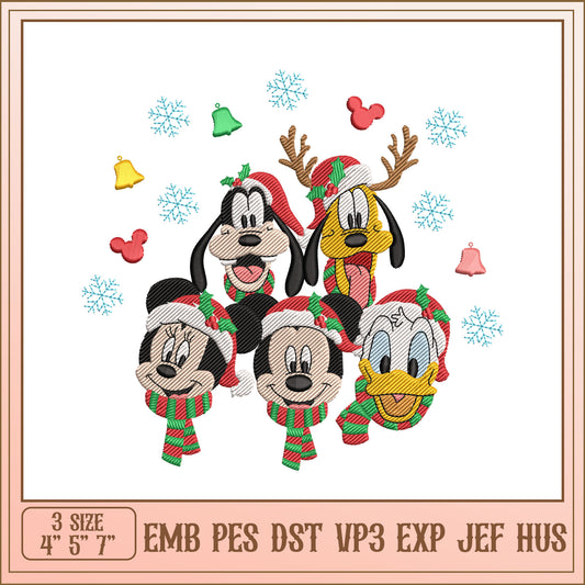 Christmas Disney Embroidery Design