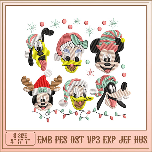 Christmas Disney Embroidery Designs