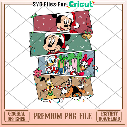 Christmas Disney PNG Design Instant Download
