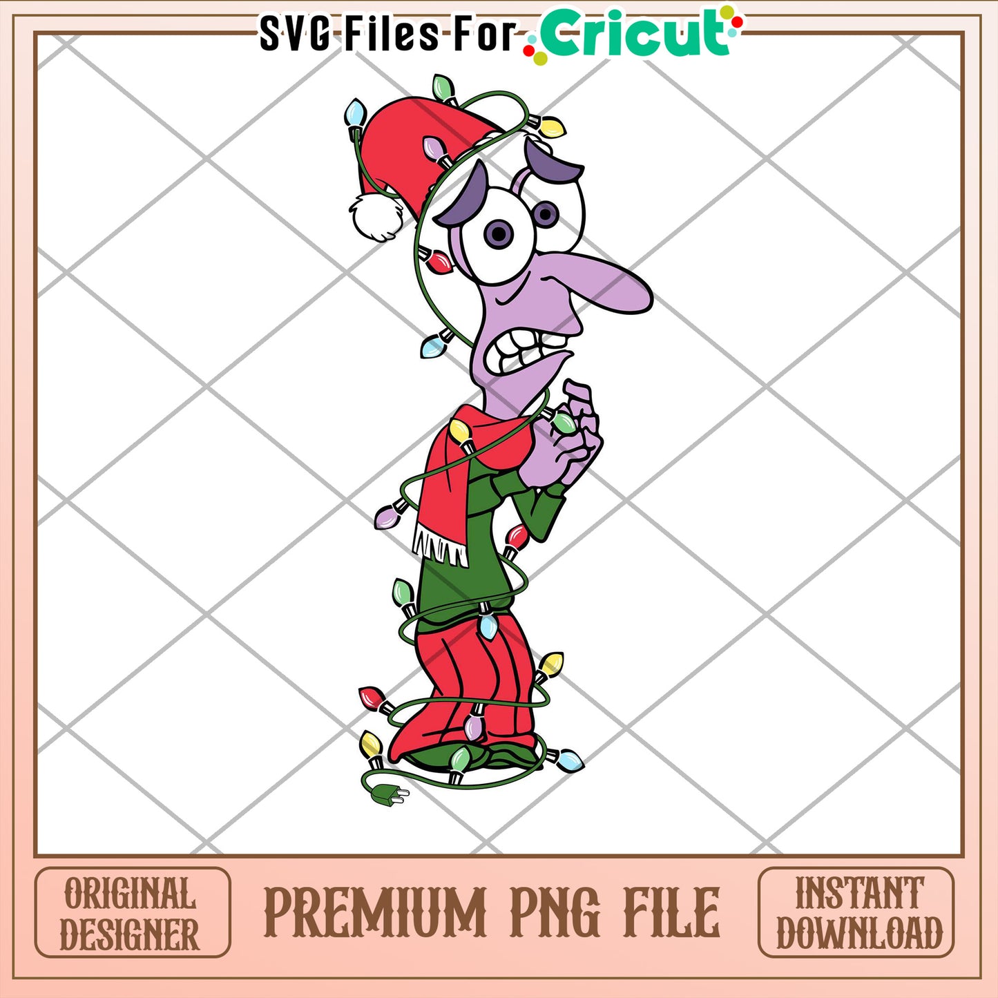 Christmas Fear PNG Cricut File