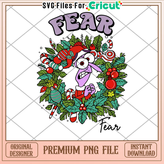 Christmas Fear PNG Sublimation Design