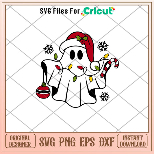 Christmas Ghost, Christmas Ghost Svg
