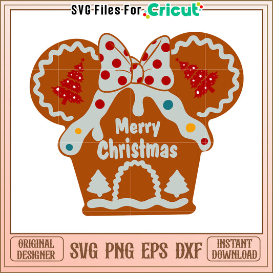 Christmas Gingerbread SVG Design