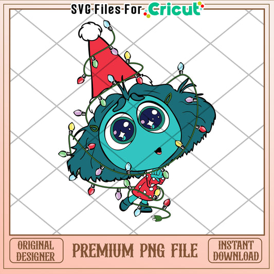 Christmas Lights PNG Sublimation Design