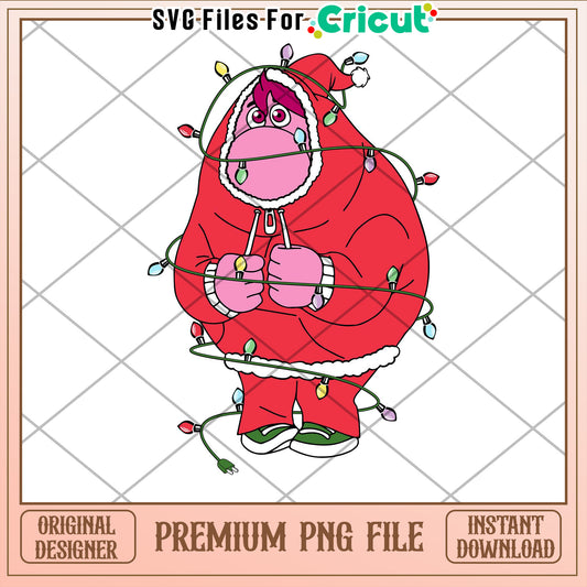 Christmas Lights PNG, Instant Download