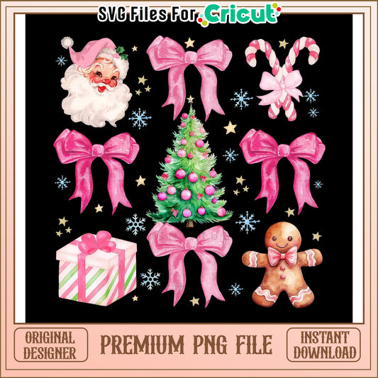 Christmas PNG Bundle for Cricut Crafts, Fun Holiday Decorations Ideas