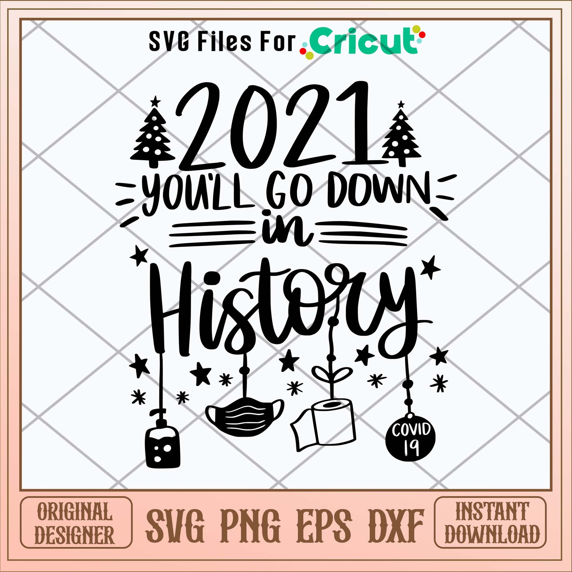 Christmas Quarantine 2021 Svg-Svgfilesforcricut