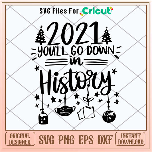 Christmas Quarantine 2021 Svg-Svgfilesforcricut