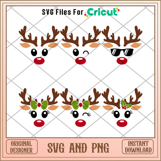 Christmas Reindeer svg bundle, Christmas day svg - Svgfileforcricut