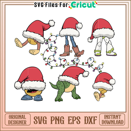 Christmas SVG Bundle Toy Story Characters
