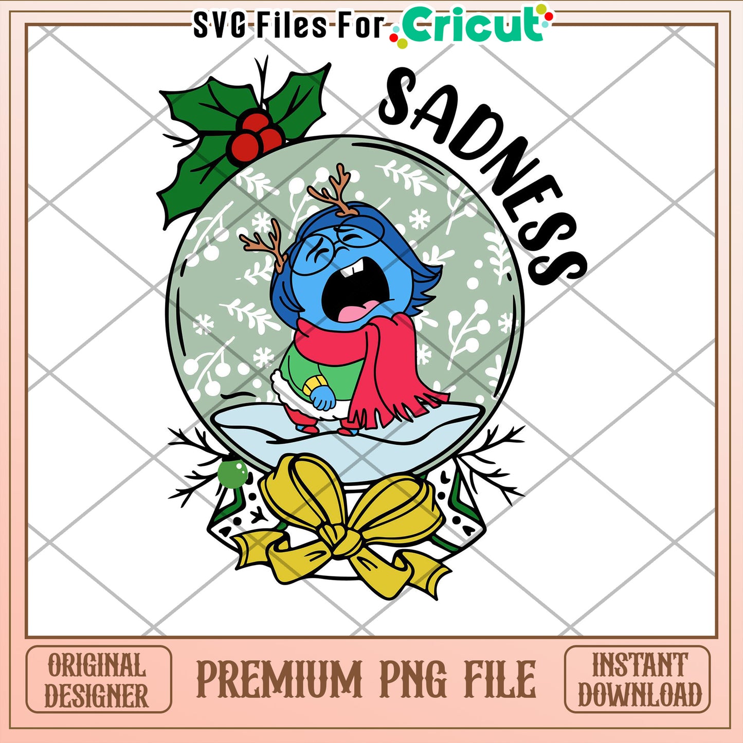 Christmas Sadness PNG Sublimation Design