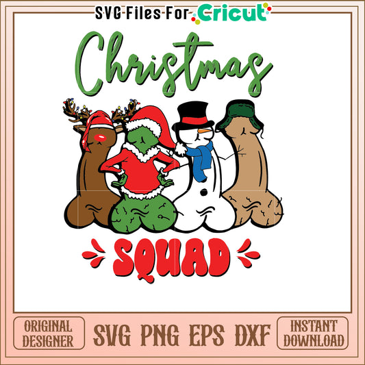 Christmas Squad SVG Design