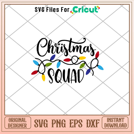 Christmas Squad, Christmas Squad Svg