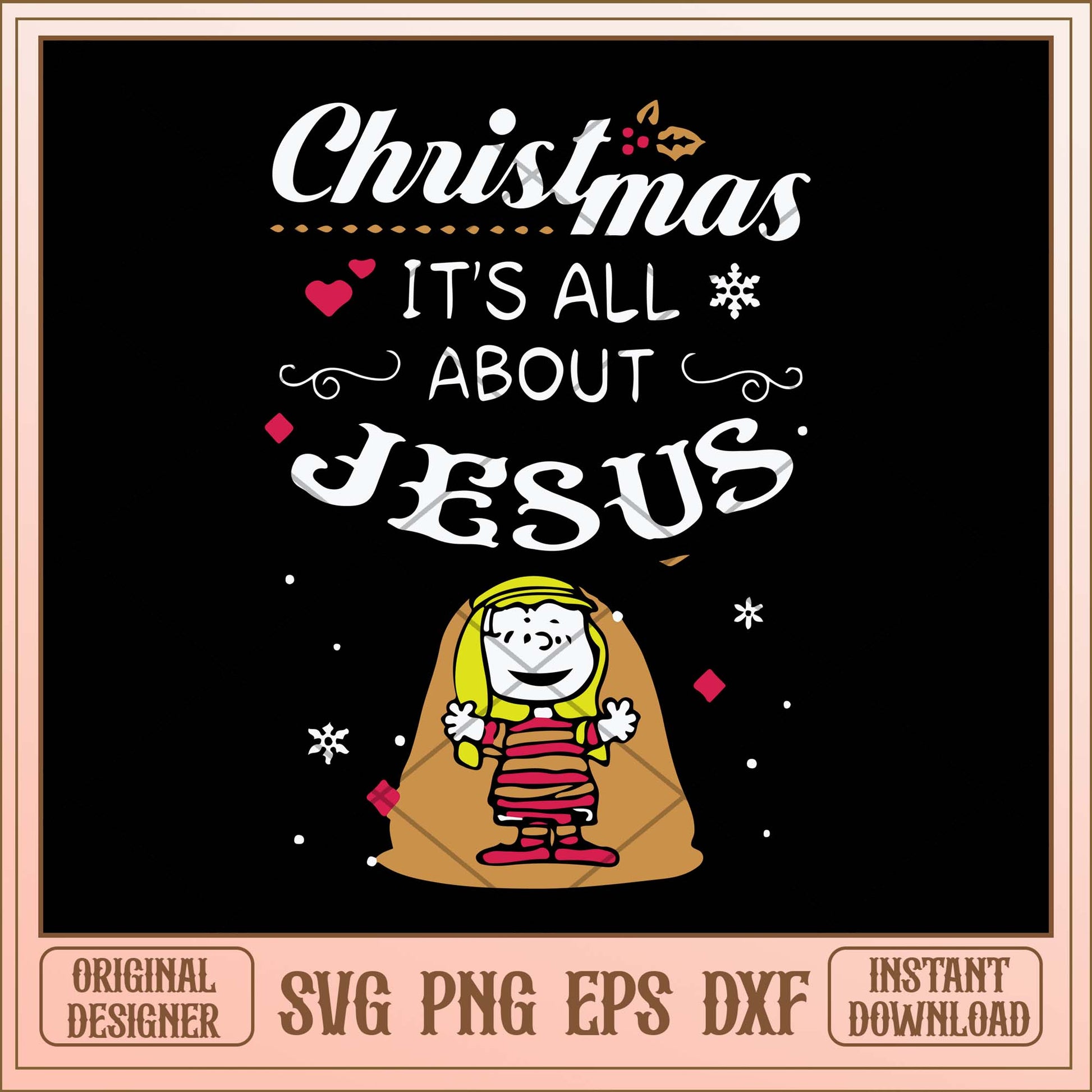 Christmas its all about jesus svg, Christmas Peanuts svg bundle