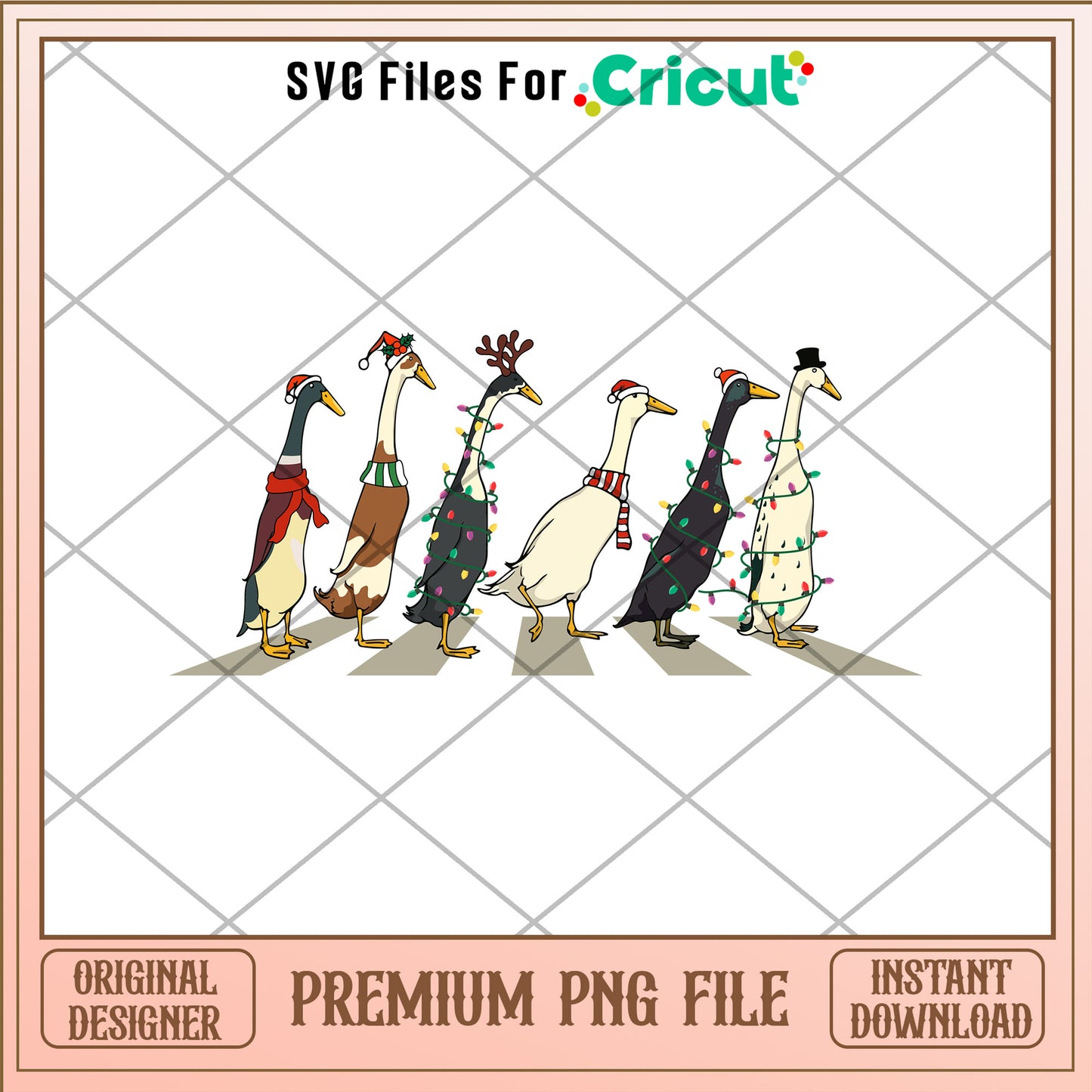Christmas duck png, duck png, christmas vacation png