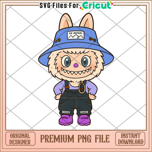 Chrysanthemum labubu png, secret labubu​ png, labubu art​​​ png