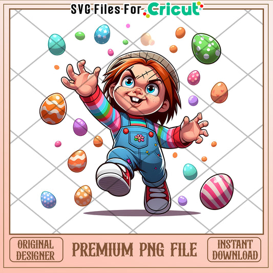 Chucky Easter PNG Instant Download