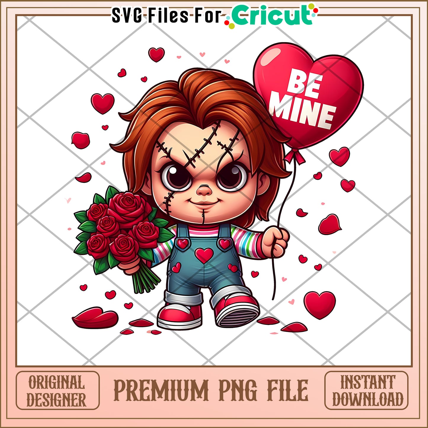 Chucky Valentine PNG Be Mine Design