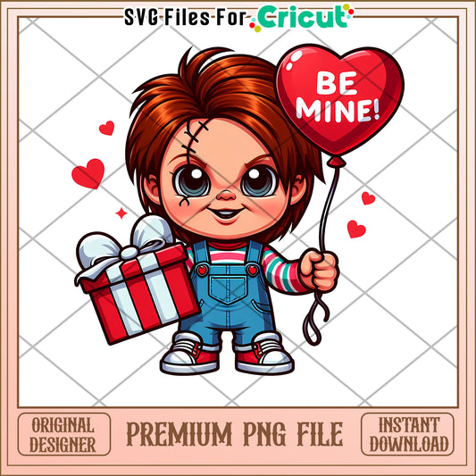 Chucky Valentine PNG Be Mine! Instant Download