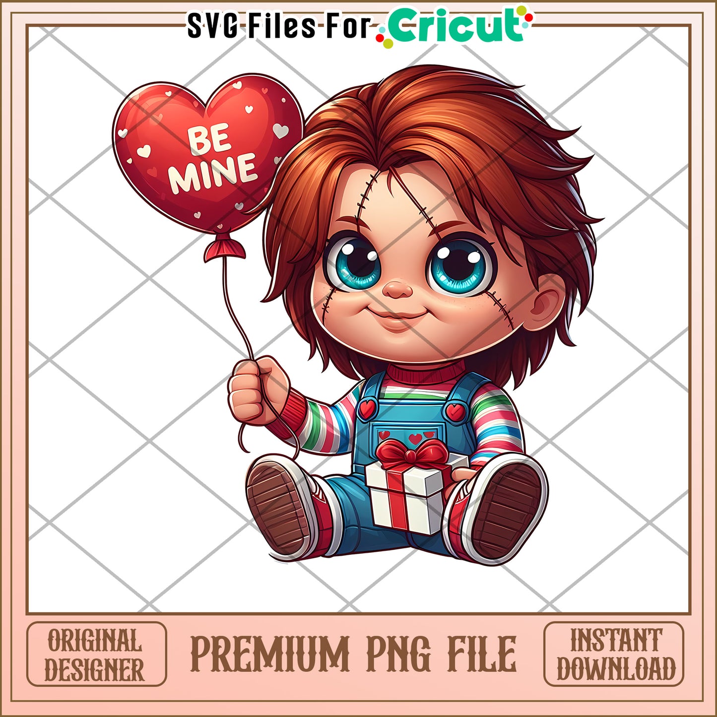Chucky Valentine PNG Cute Premium Design