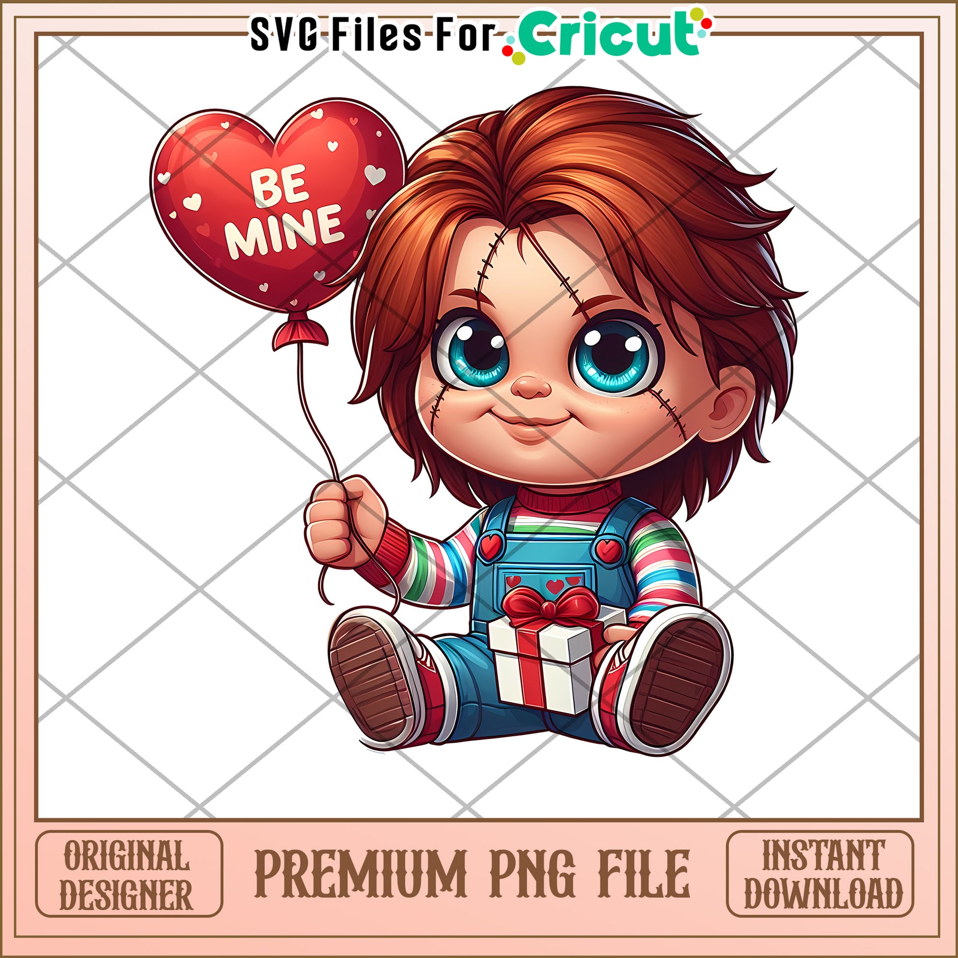 Chucky Valentine PNG Cute Premium Design