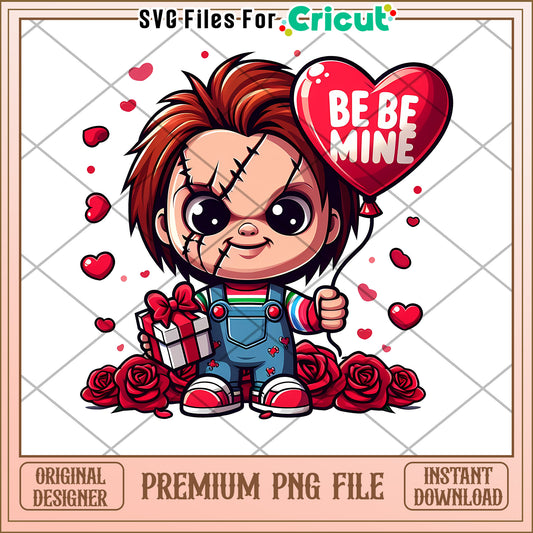 Chucky Valentines PNG Cricut Design