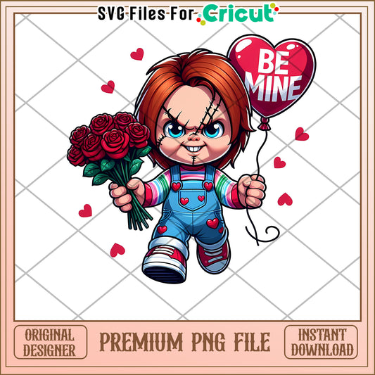 Chucky Valentines PNG  Instant Download