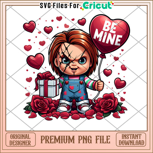 Chucky Valentines PNG Sublimation Design