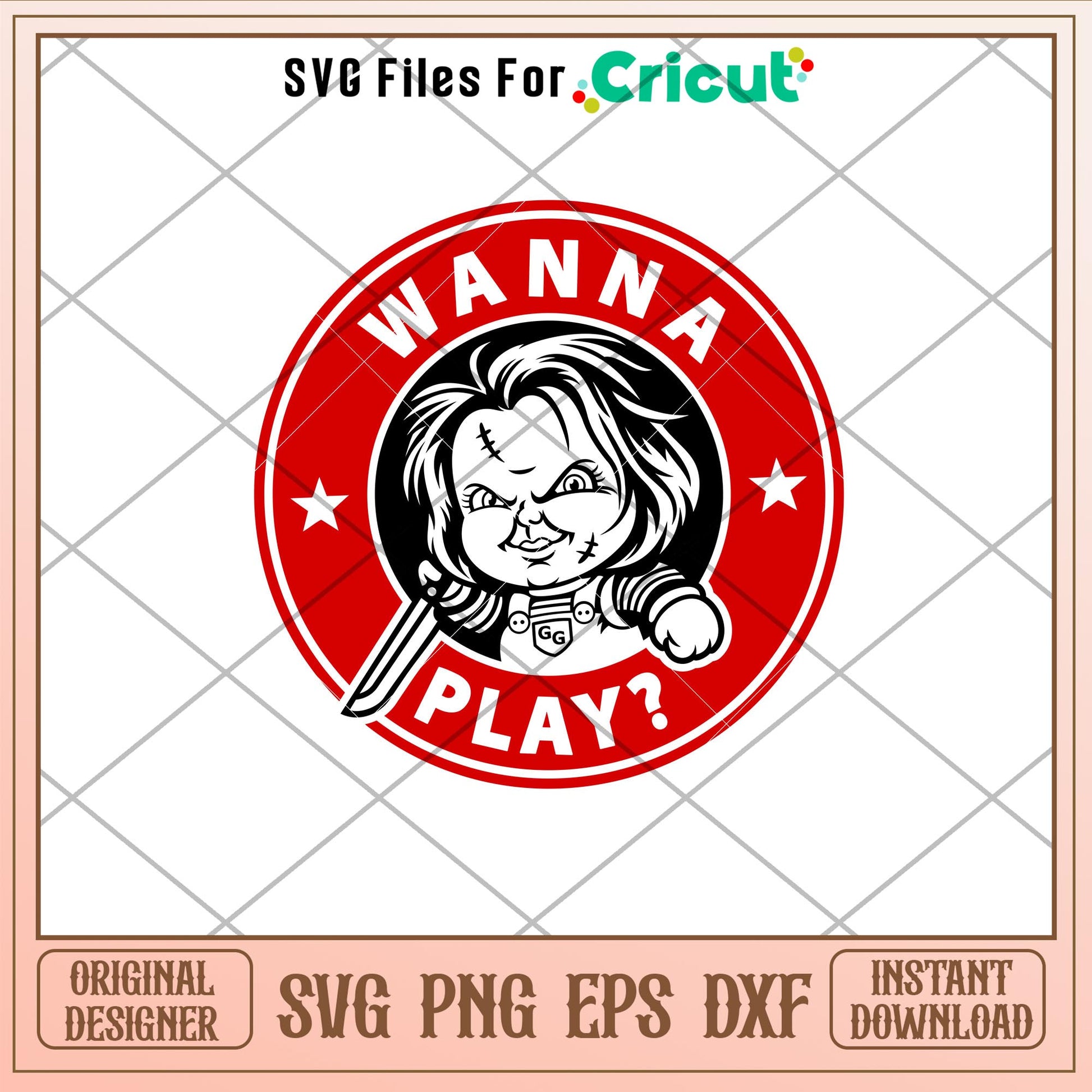 Chucky Wanna Play, Chucky Wanna Play Svg