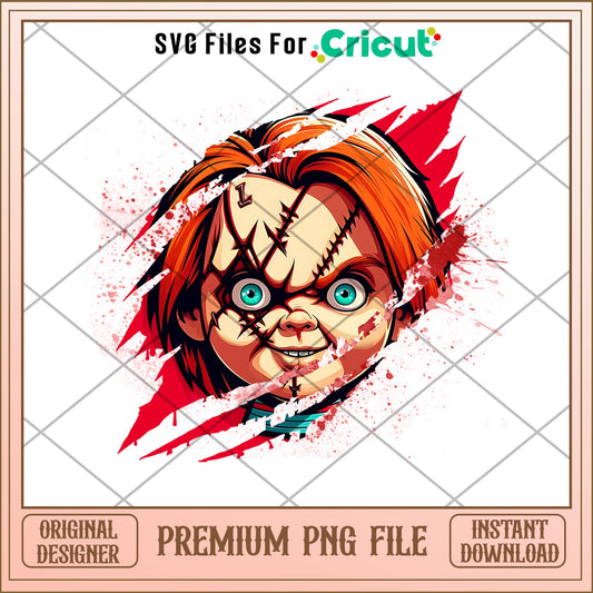Chucky Horror character png, character png, halloween png