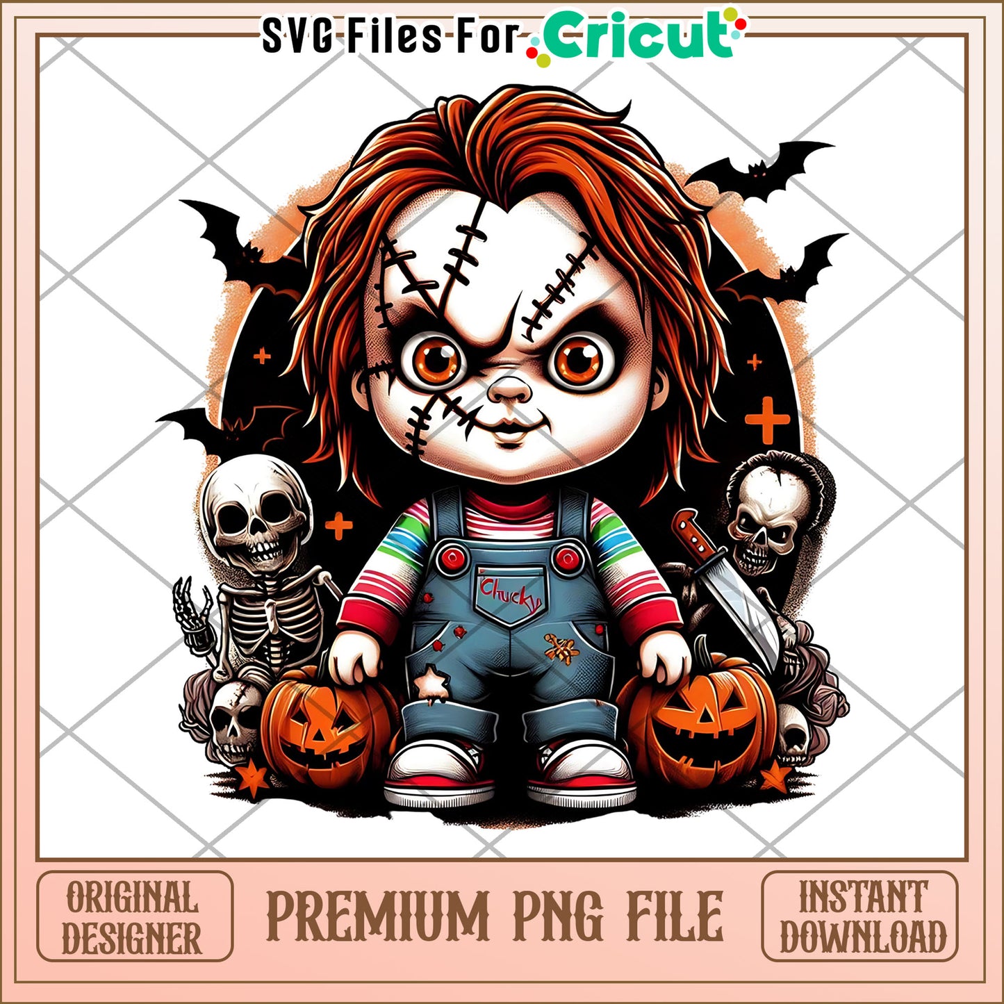 Chucky doll halloween png, halloween​ png, halloween cartoons​ png