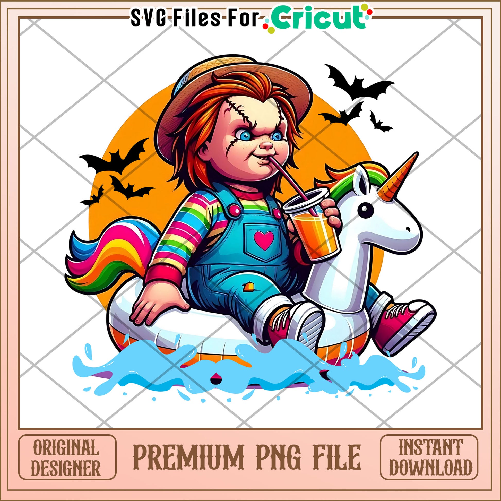 Chucky summer png, halloween decorations​ png, halloween ends​ png