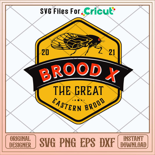 Cicadas Brood X The Great Eastern Brood Svg-Svgfilesforcricut