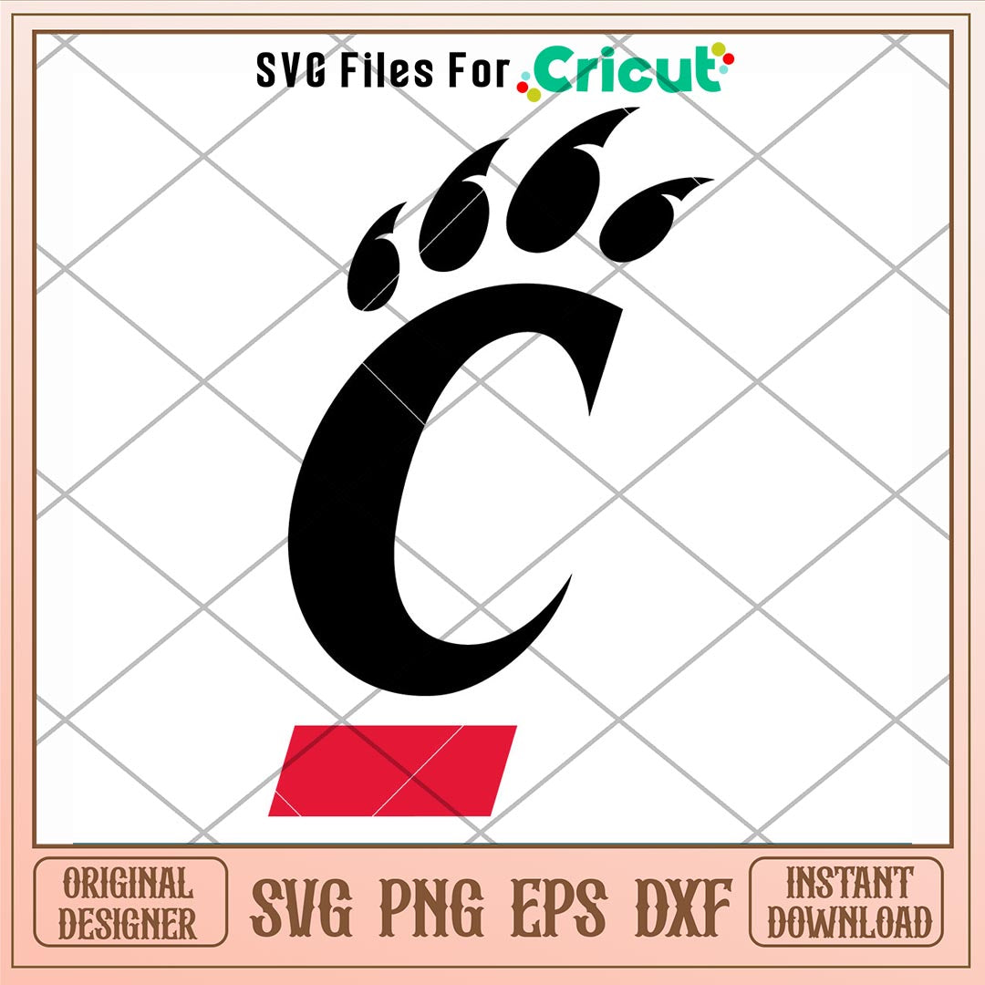 Cincinnati Bearcats Logo Svg, Cincinnati Bearcats Svg, NCAA Svg