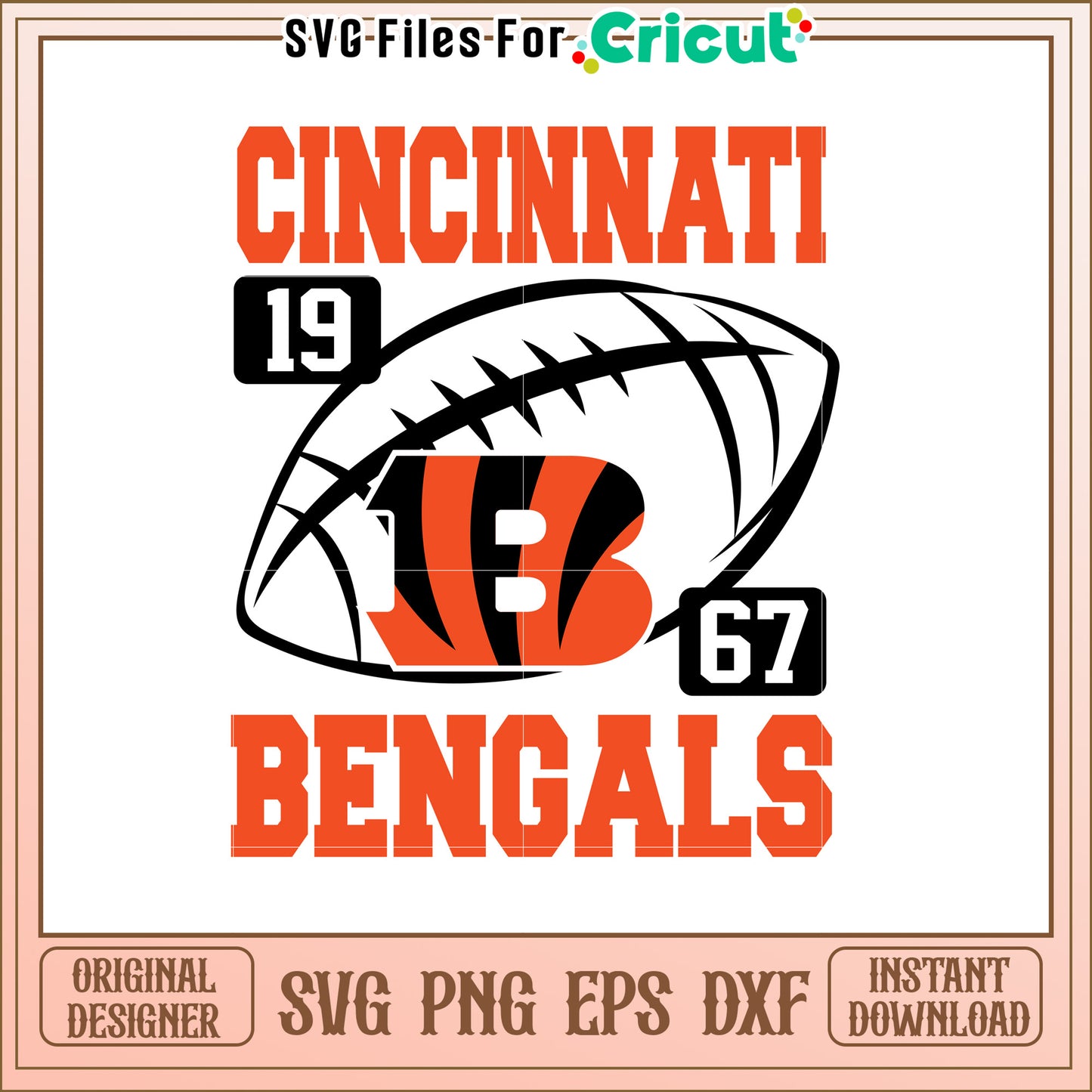 Cincinnati Bengals SVG Design