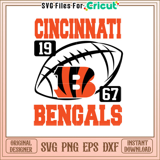 Cincinnati Bengals SVG Design