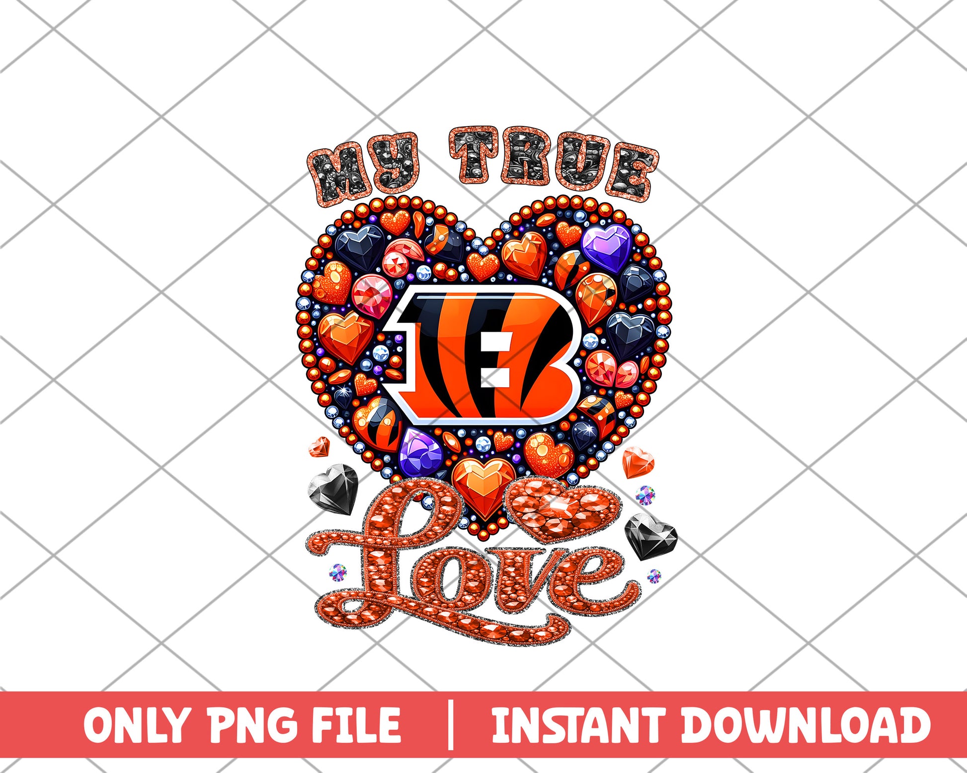 Cincinnati Bengals my true love png, Cincinnati Bengals png