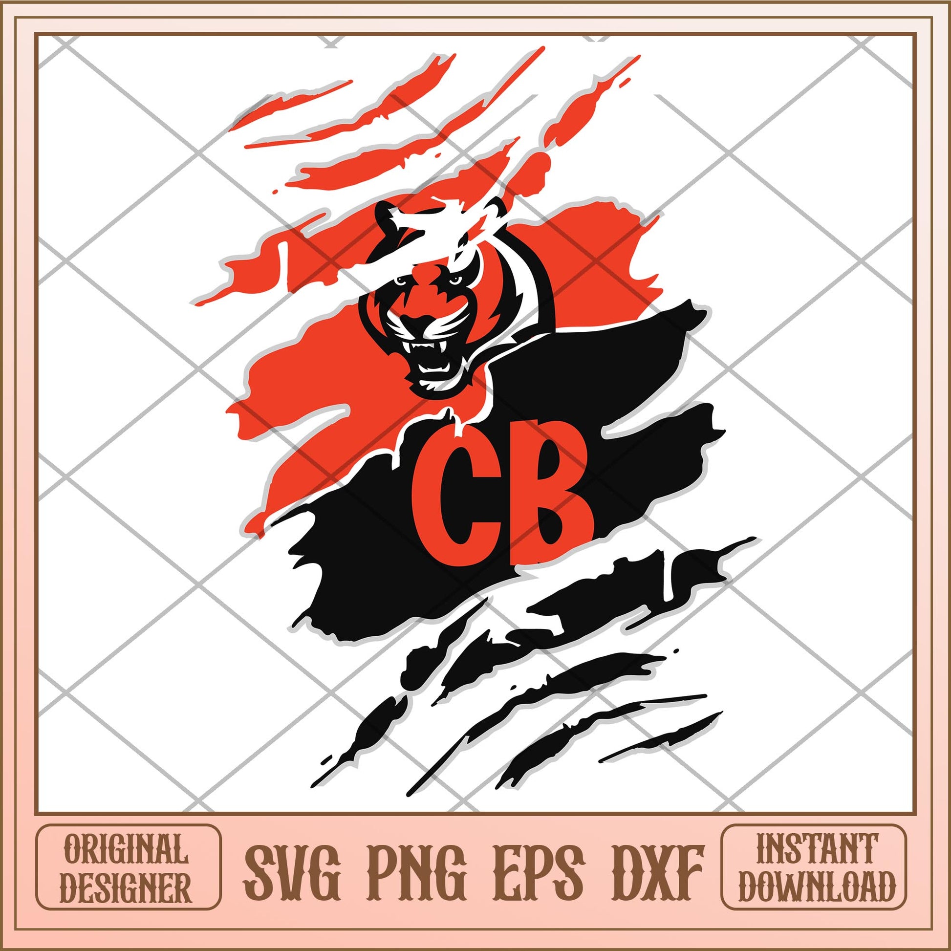 Cincinnati Bengals svg, ncaa characters svg, digital download