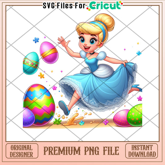 Cinderella Easter PNG Instant Download