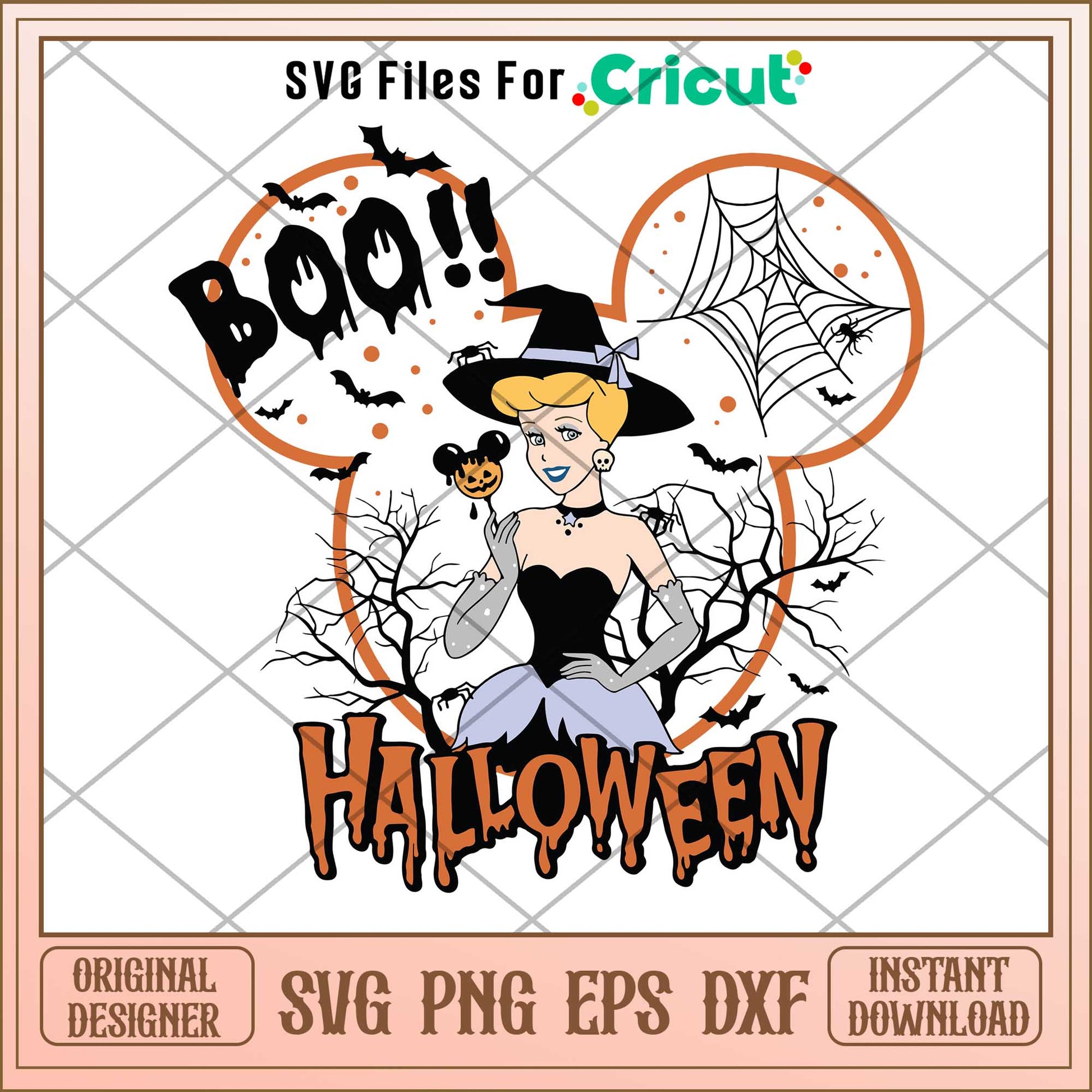 Cinderella Princess Halloween Svg, Disney princess name svg,   digital download