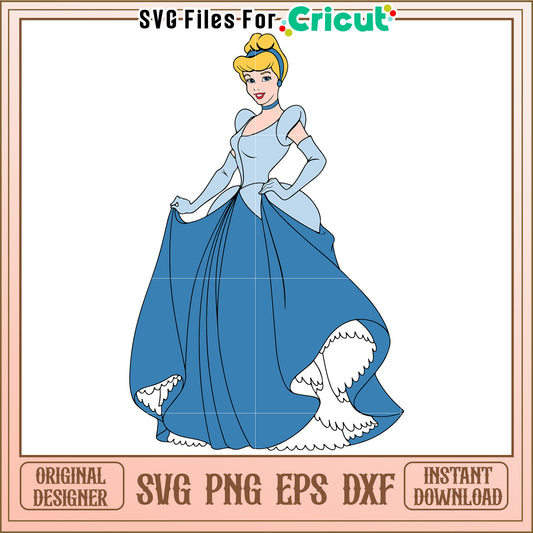 Cinderella SVG PNG EPS DXF Download