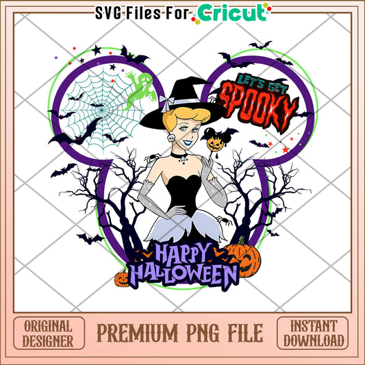 Cinderella happy halloween png, halloween​ costumes png, halloween time png