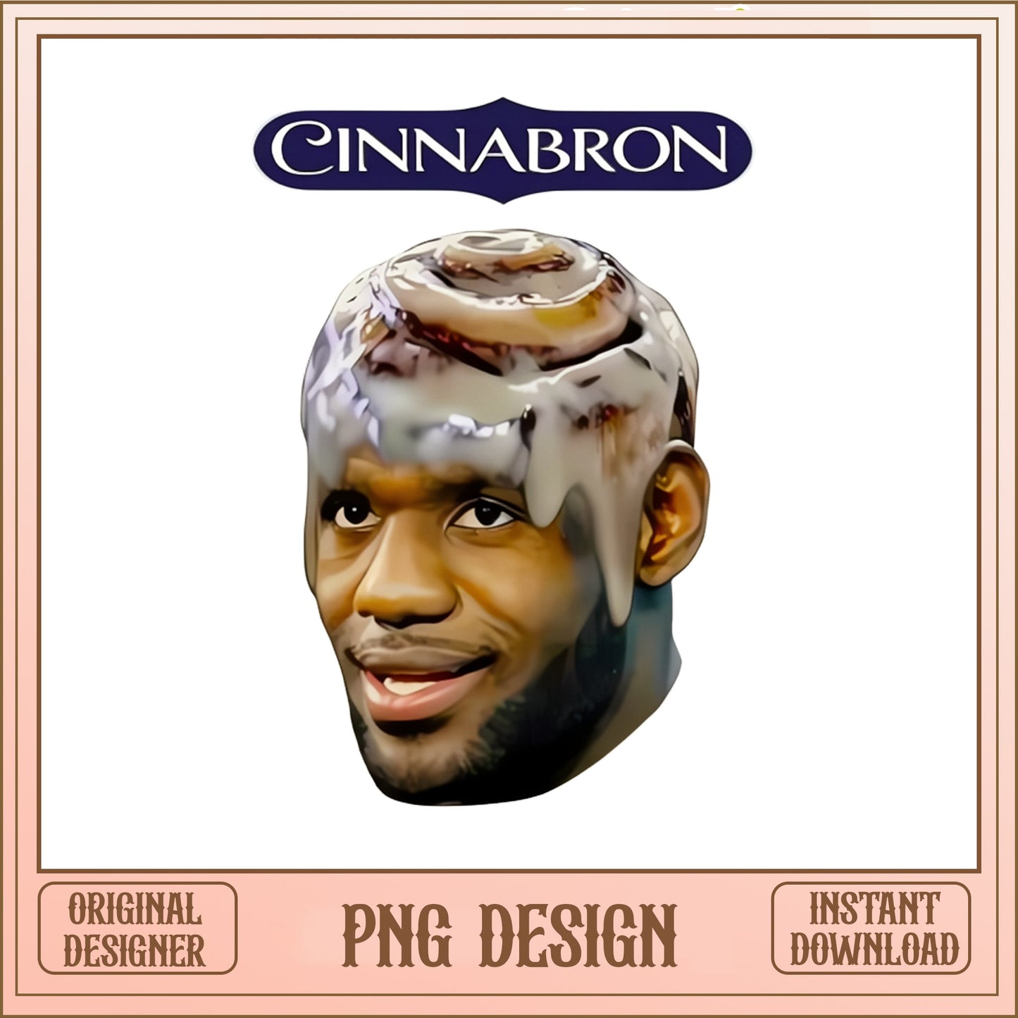 Cinnabron Funny Meme PNG, Basketball Meme PNG, Funny PNG