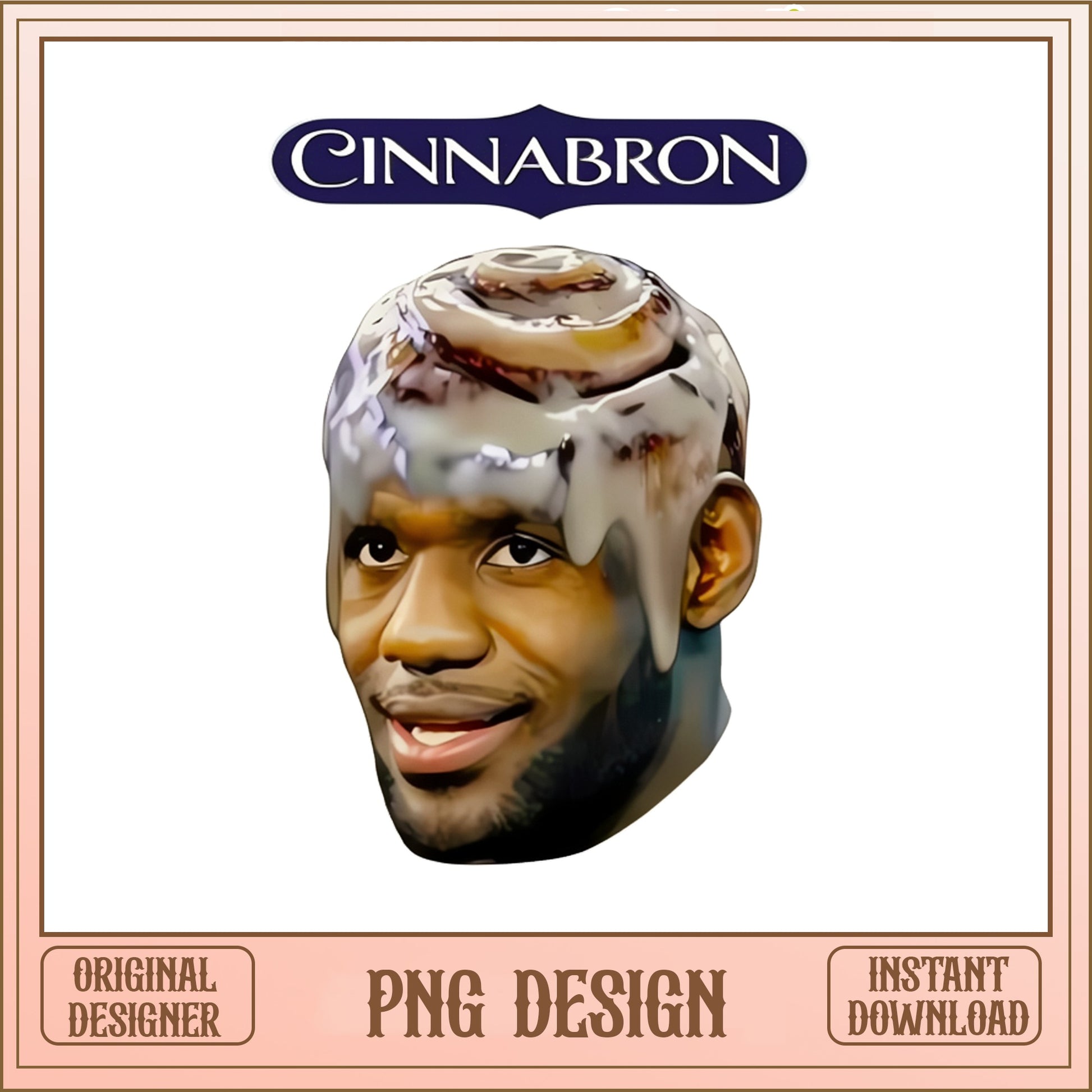 Cinnabron Funny Meme PNG, Basketball Meme PNG, Funny PNG